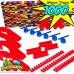Bulk Dominoes 1020pcs Pro-Scale Premium Stacking & toppling Domino Set. Chain Reaction Steam Building Toy Set. B0766JDG9K